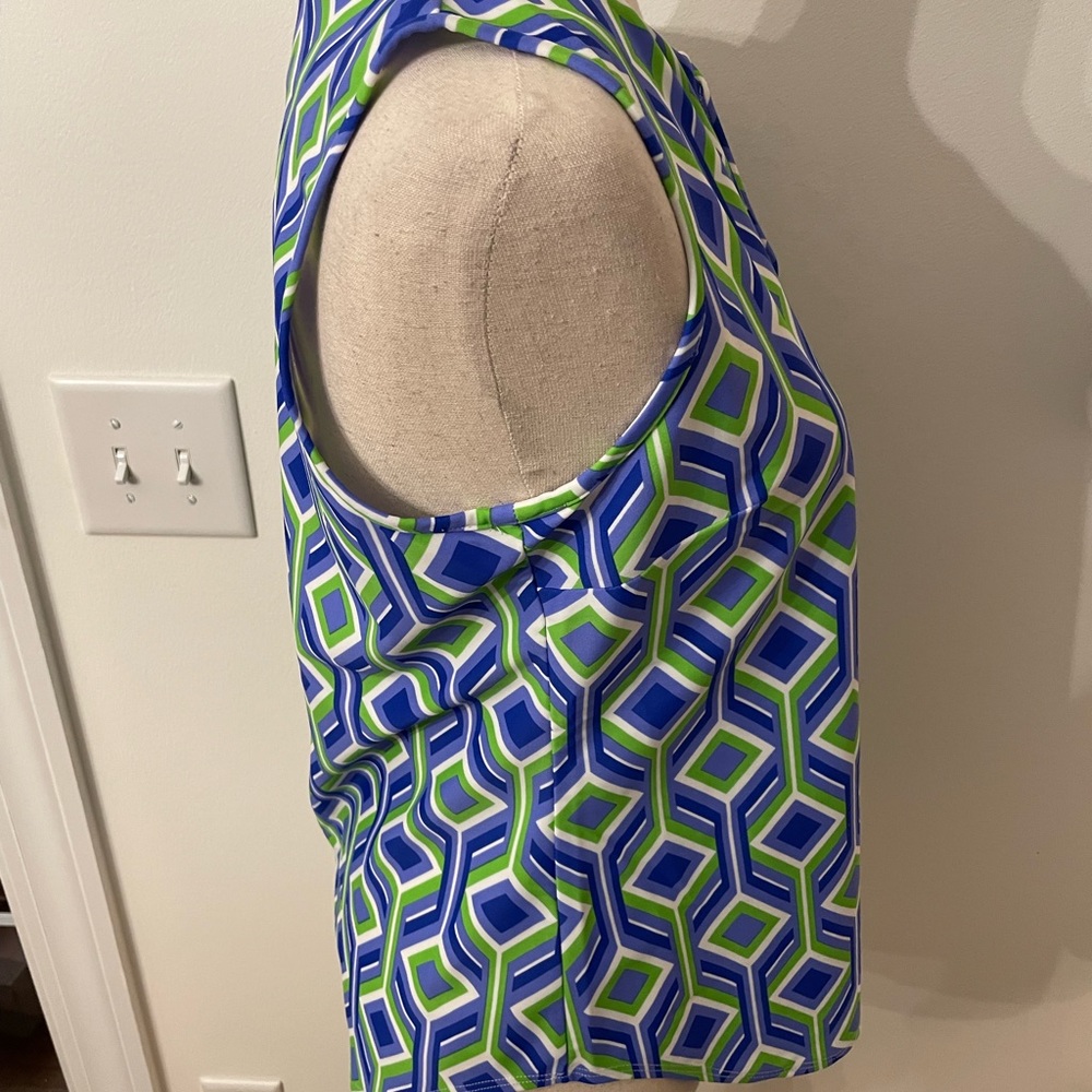 Jude Connally Ali Geometric Pattern Sleeveless Top - Picture 7 of 11